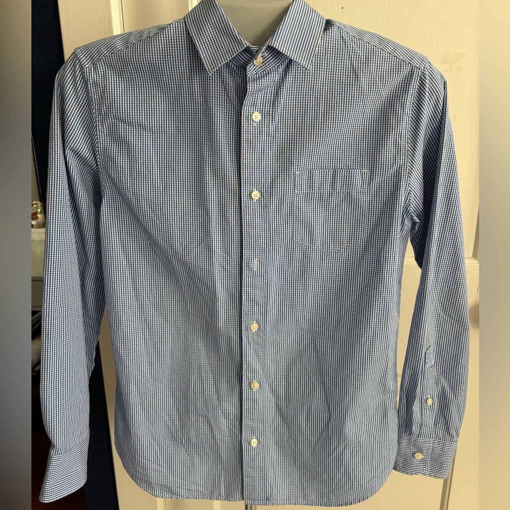 Crewcuts Blue Checkered Shirt